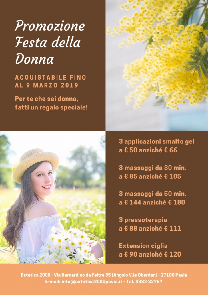 Festa della donna - Omaggi, Offerte, Promozioni e codici sconto